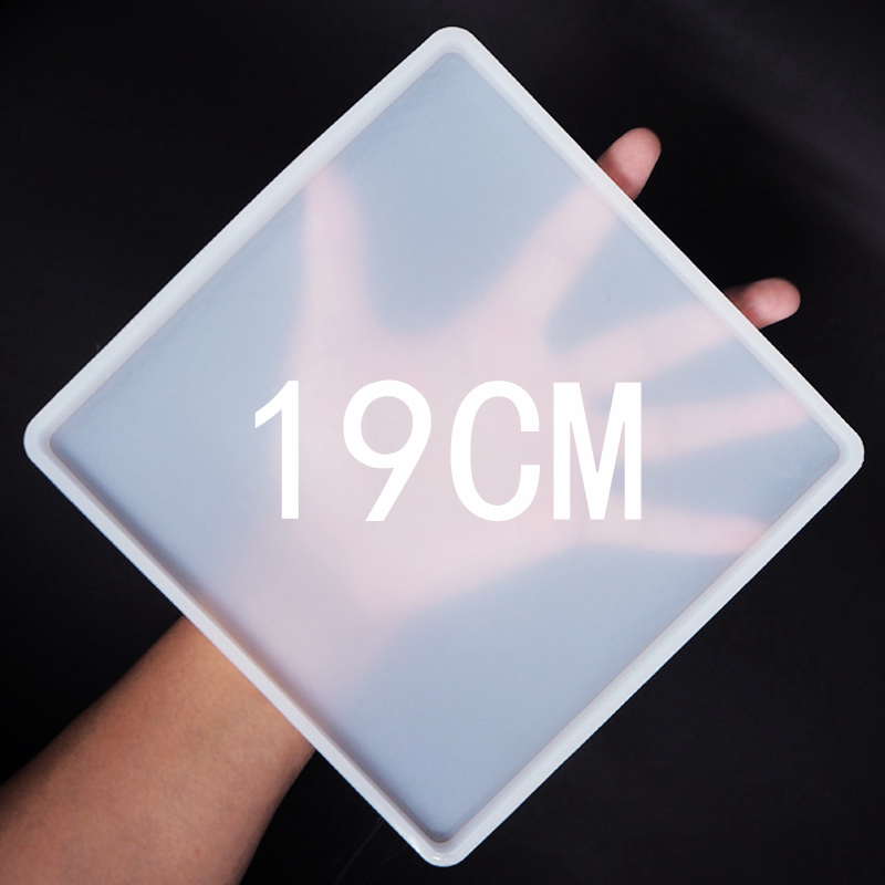 Coaster Mold Square - Hình Vuông Lớn Coaster Khuôn Silicon