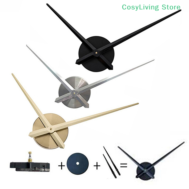 Resin Art Wall Clock - 1Set 3D Wall Clock Simple DIY