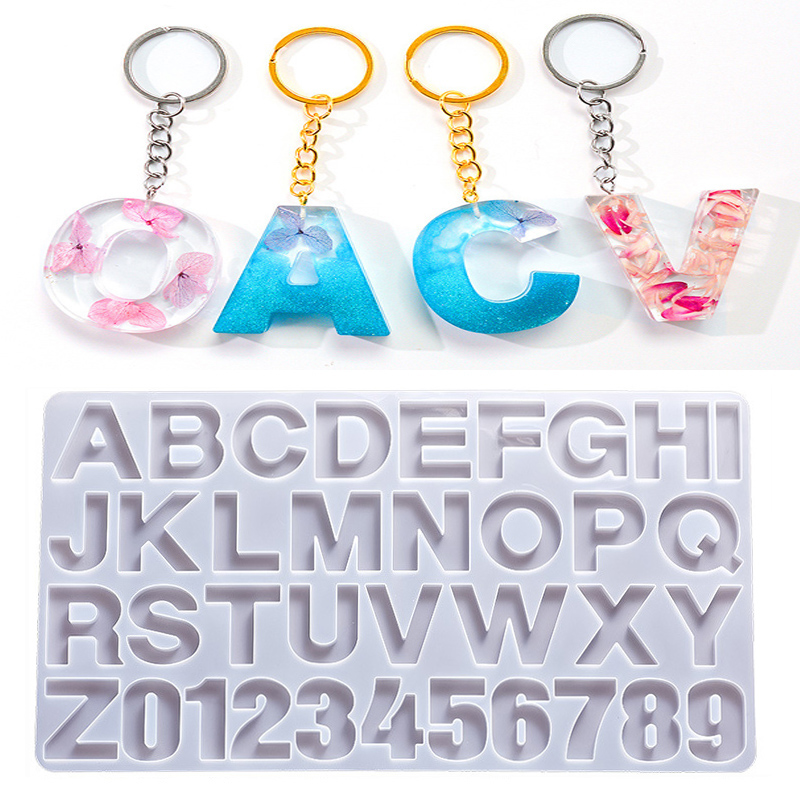 Uv Resin Clear Hard - Alphabet Epoxy Resin Silicone Mold DIY