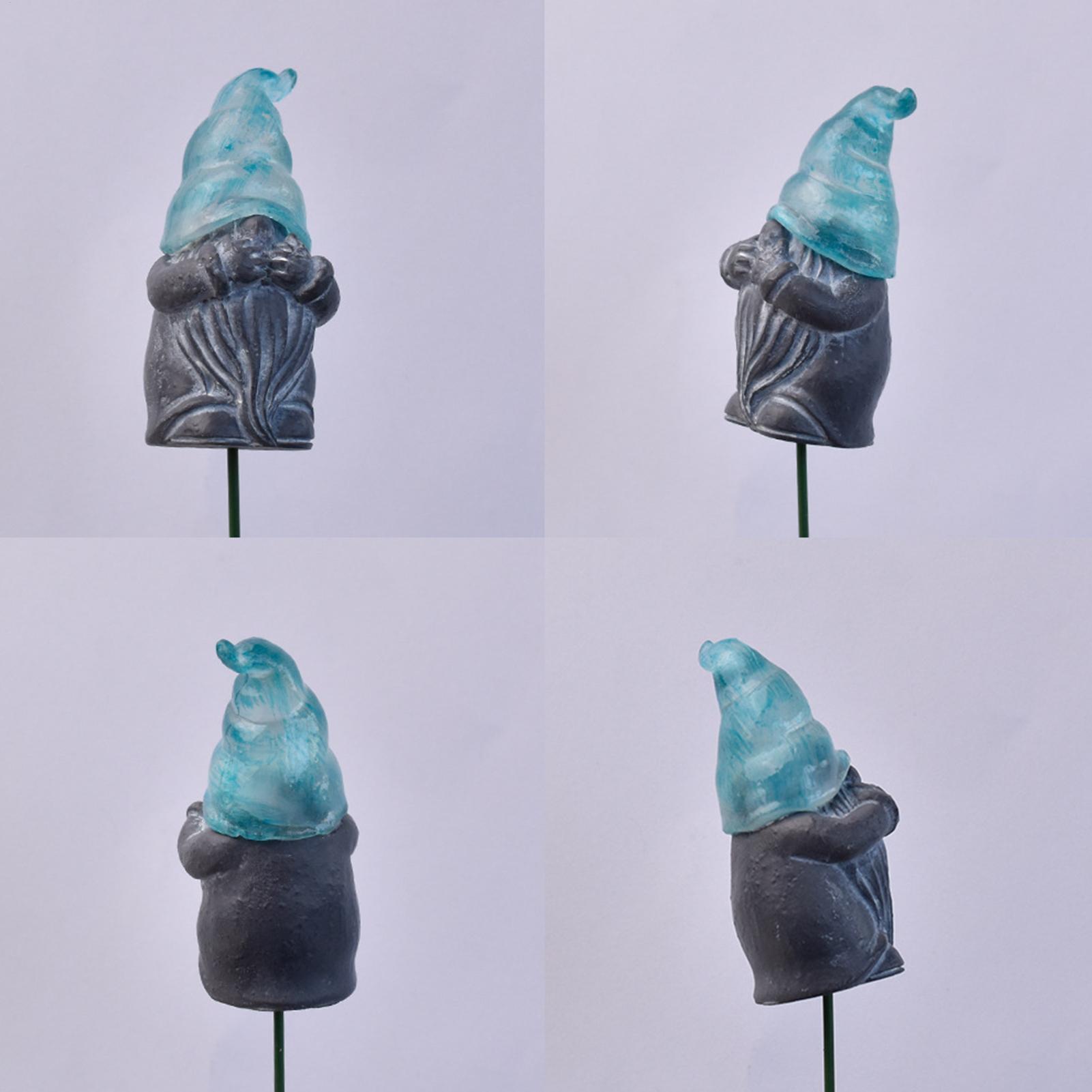 Resin Art Flower - Decorative Garden Stakes 3-Piece Glowing Resin