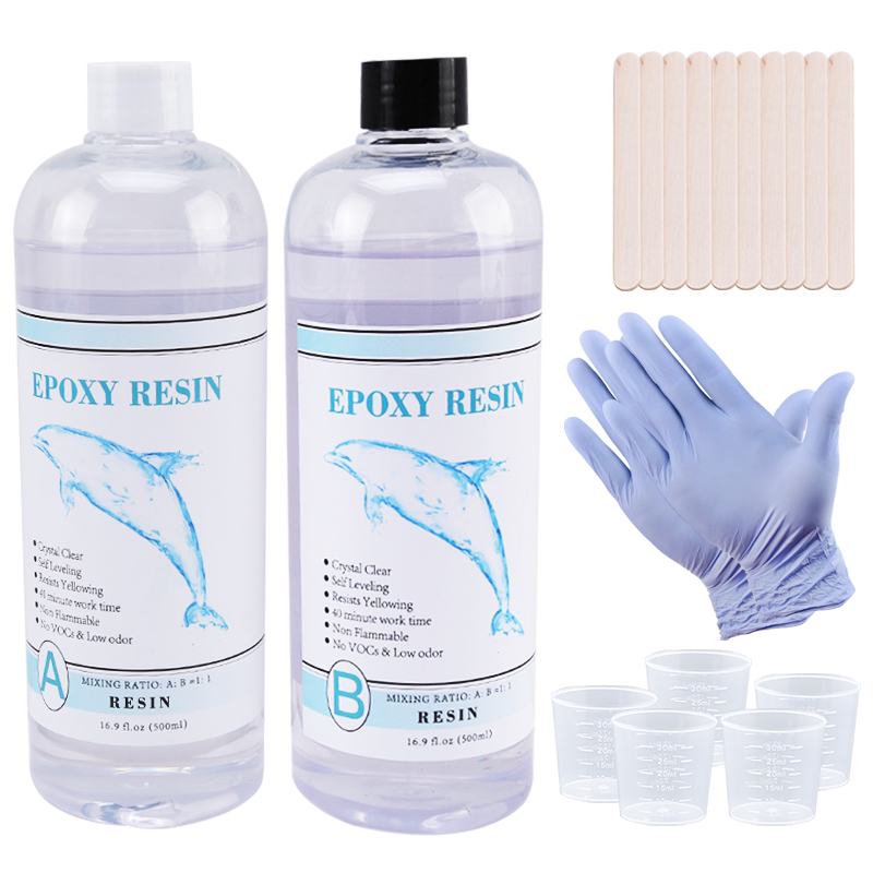 Uv Resin Clear Hard - 1:1 Trong Suốt Nhựa Dính Rõ