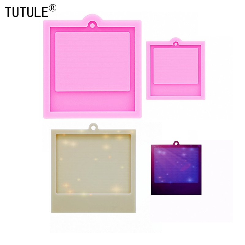 Coaster Mold Square - Nhỏ Vuông Silicone Khuôn Mẫu-Nhựa Dính/Sáng