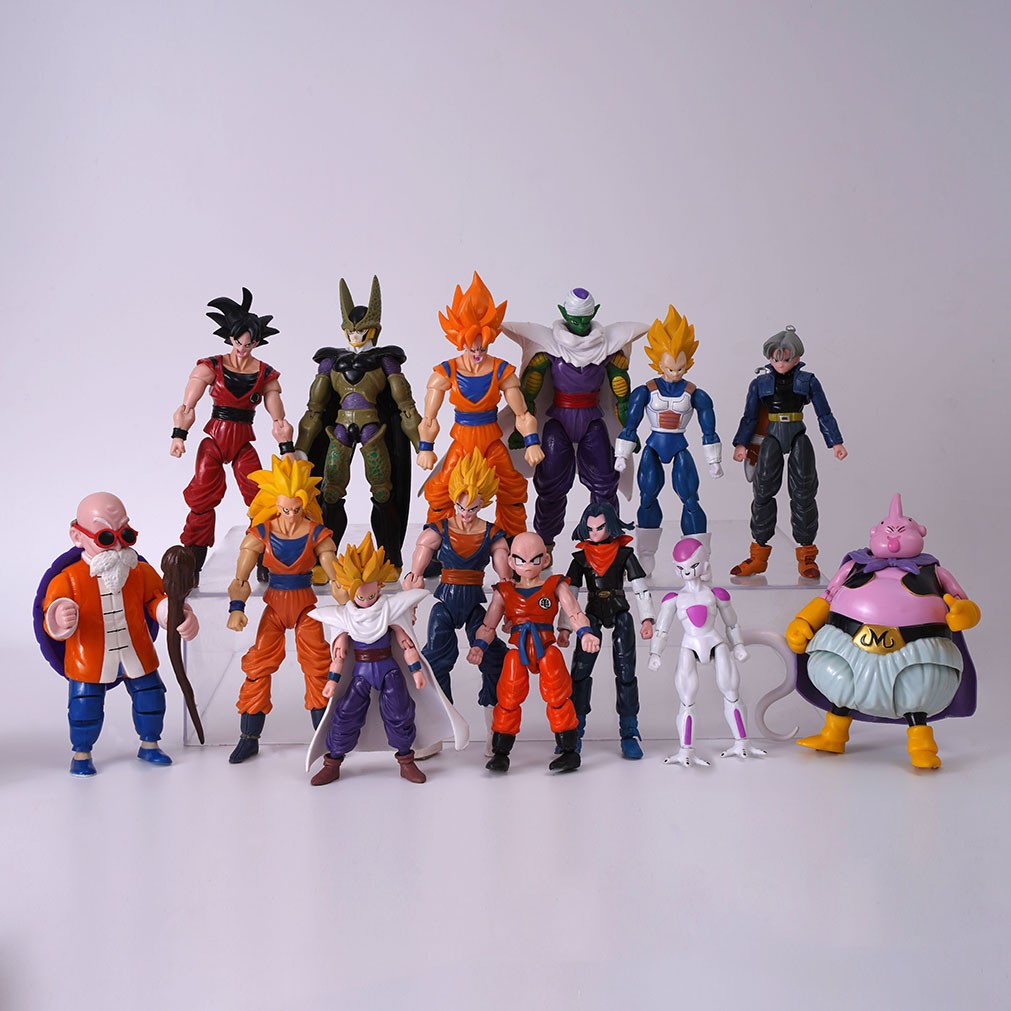 1-14PCS Anime Dragon Ball Z Su - đánh giá và giá Resin Art Dragon Ball Z