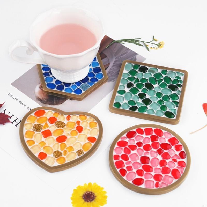 Nhựa Silicon Molds Square Epox - đánh giá và giá Coaster Mold Square