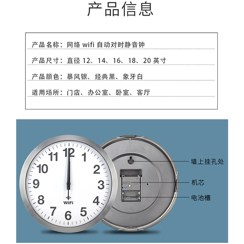 Smart clock WIFI automatic tim - đánh giá và giá Resin Art Wall Clock