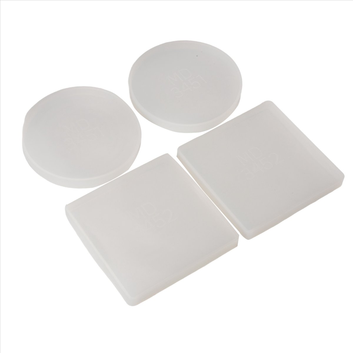 feelfeel 4 Pack Round and Squa - đánh giá và giá Coaster Mold Square