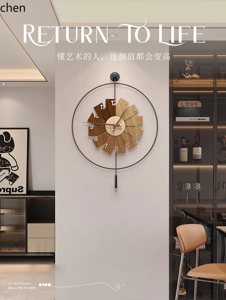L15- Modern Minimalist Clock R - đánh giá và giá Resin Art Wall Clock