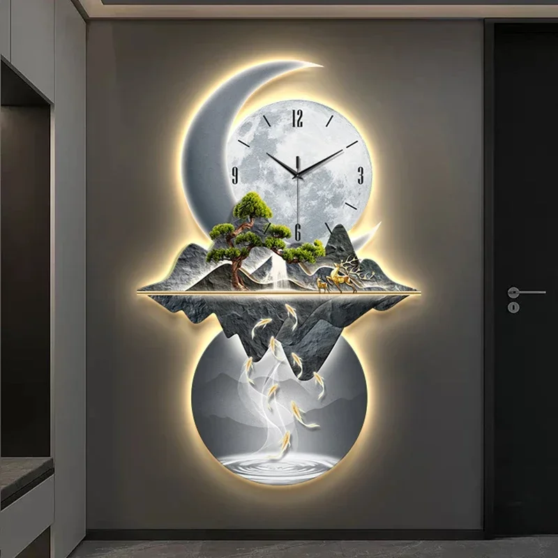 Art Mural Wall Clocks Led Mode - đánh giá và giá Resin Art Wall Clock
