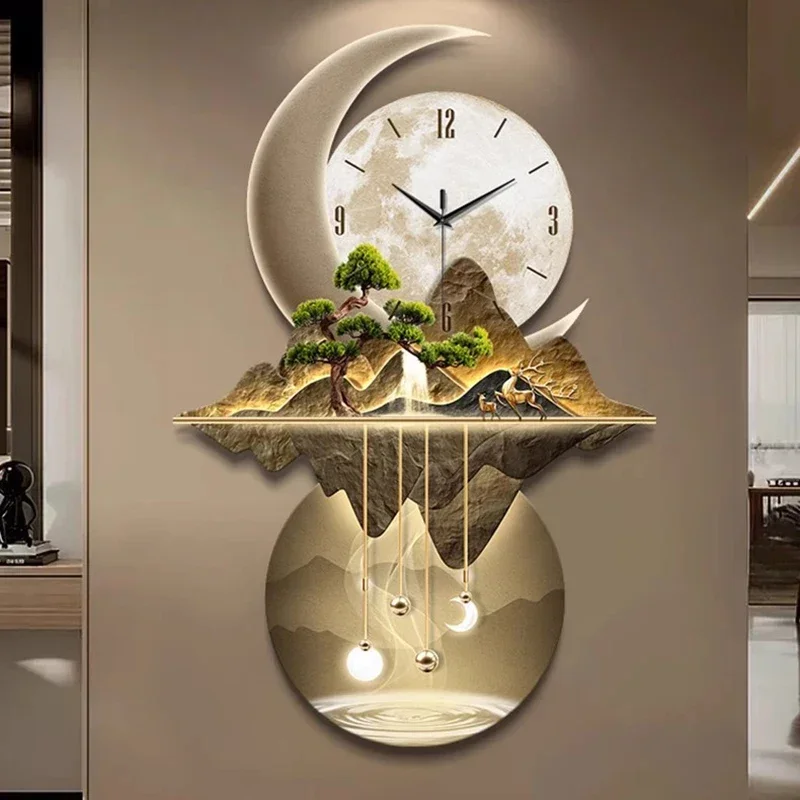 Art Mural Wall Clocks Led Mode - đánh giá và giá Resin Art Wall Clock