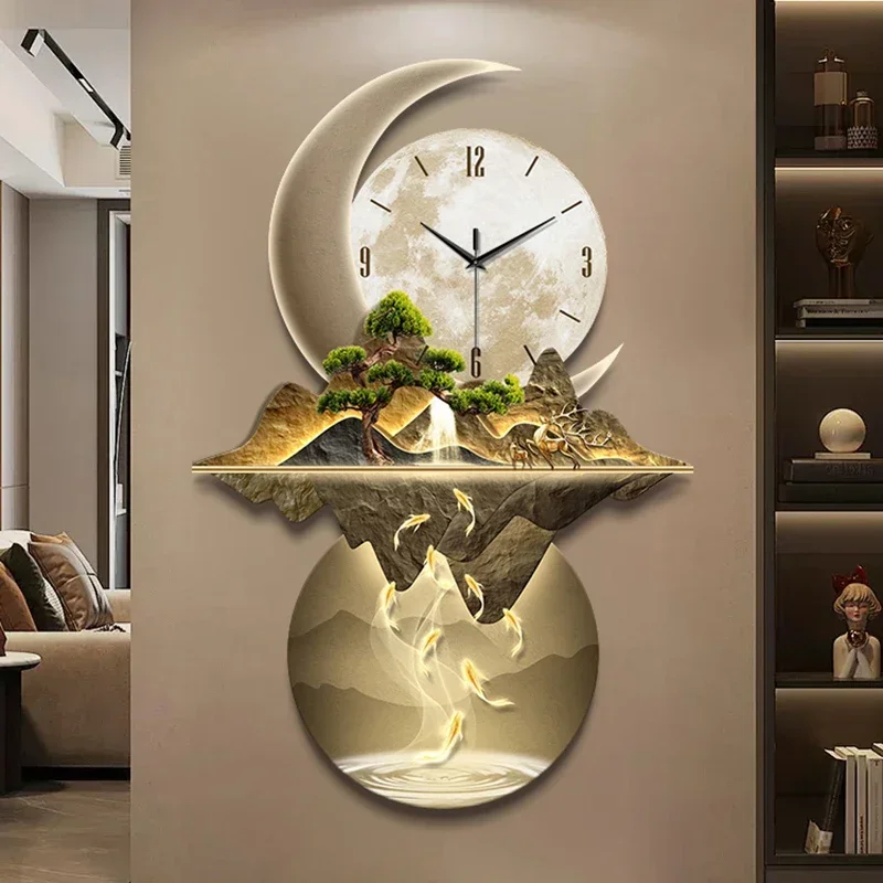 Art Mural Wall Clocks Led Mode - đánh giá và giá Resin Art Wall Clock