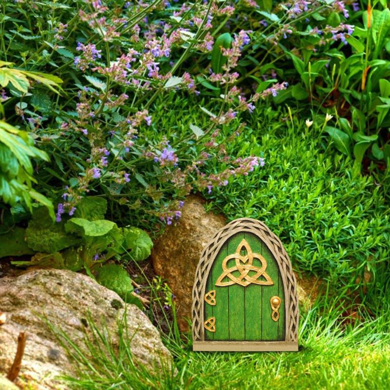Elf Fairy Door Miniature Garde - đánh giá và giá Resin Art With Wood