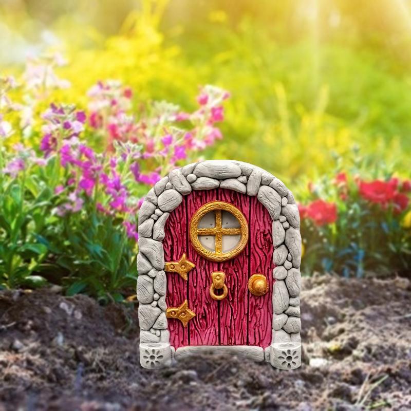 Elf Fairy Door Miniature Garde - đánh giá và giá Resin Art With Wood
