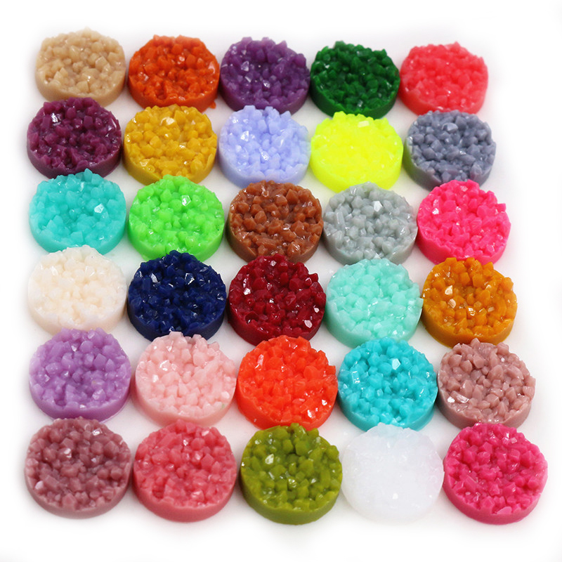 40pcs Resin Druzy Cabochons Do - đánh giá và giá Resin Art Jewelry Kit