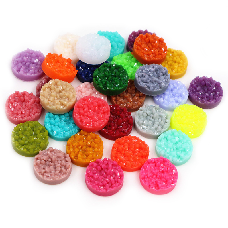 40pcs Resin Druzy Cabochons Do - đánh giá và giá Resin Art Jewelry Kit