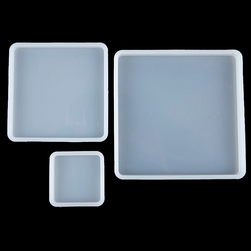 Square Silicone Casting Epoxy  - đánh giá và giá Coaster Mold Square