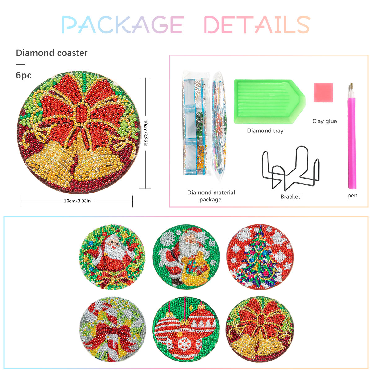 GATYZTORY 6pcs/Set DIY Diamond - đánh giá và giá Resin Art With Wood