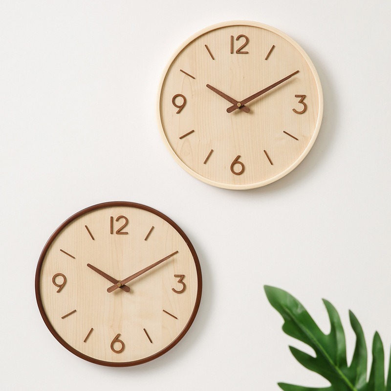 Modern Wooden Silent Art Wall  - đánh giá và giá Resin Art Wall Clock