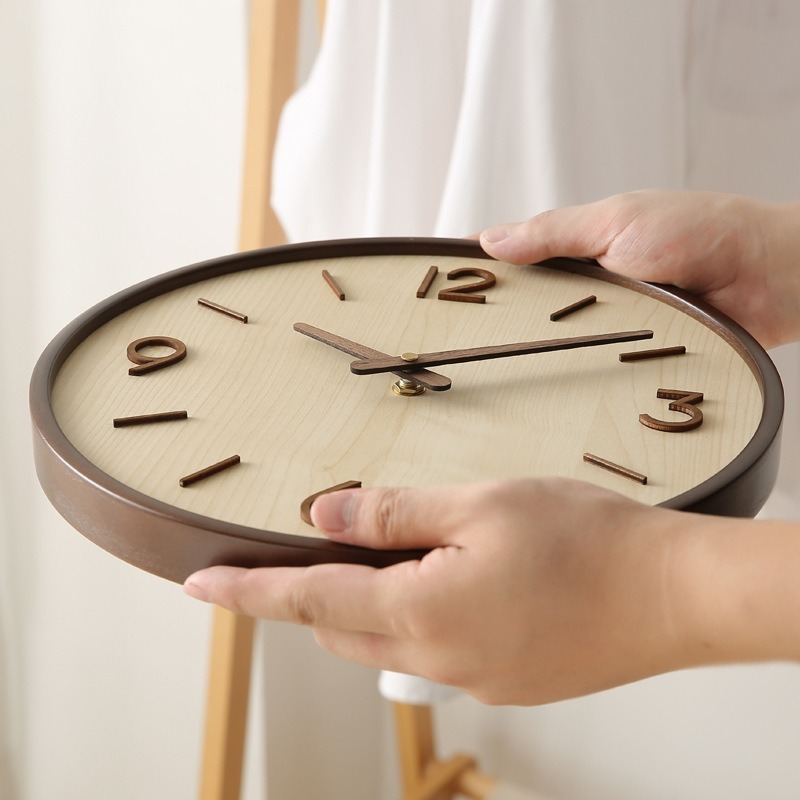 Modern Wooden Silent Art Wall  - đánh giá và giá Resin Art Wall Clock