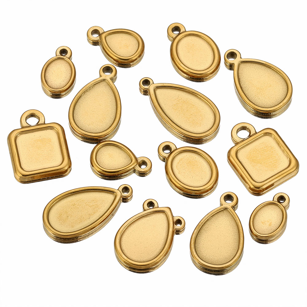 5pcs Stainless Steel Square Dr - đánh giá và giá Resin Art Jewelry Kit