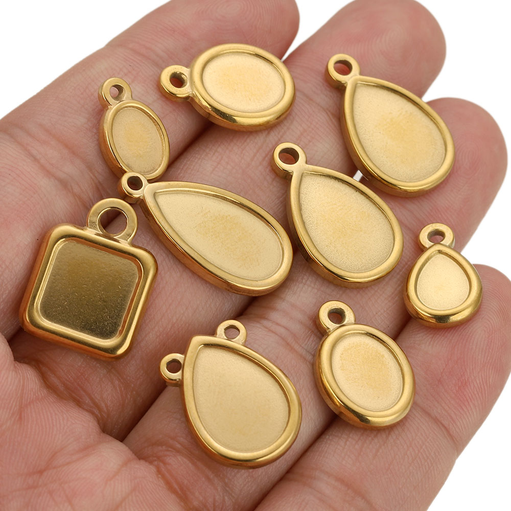 5pcs Stainless Steel Square Dr - đánh giá và giá Resin Art Jewelry Kit