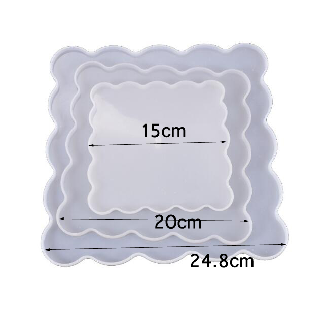 Big Tray Silicone Mold Sweet H - đánh giá và giá Coaster Mold Square