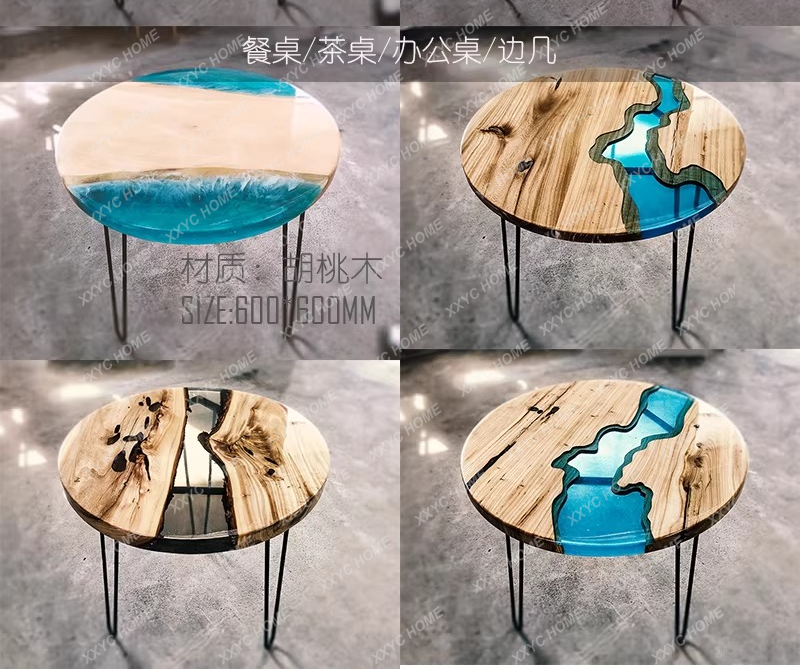 Creative art dining table epox - đánh giá và giá Resin Art With Wood