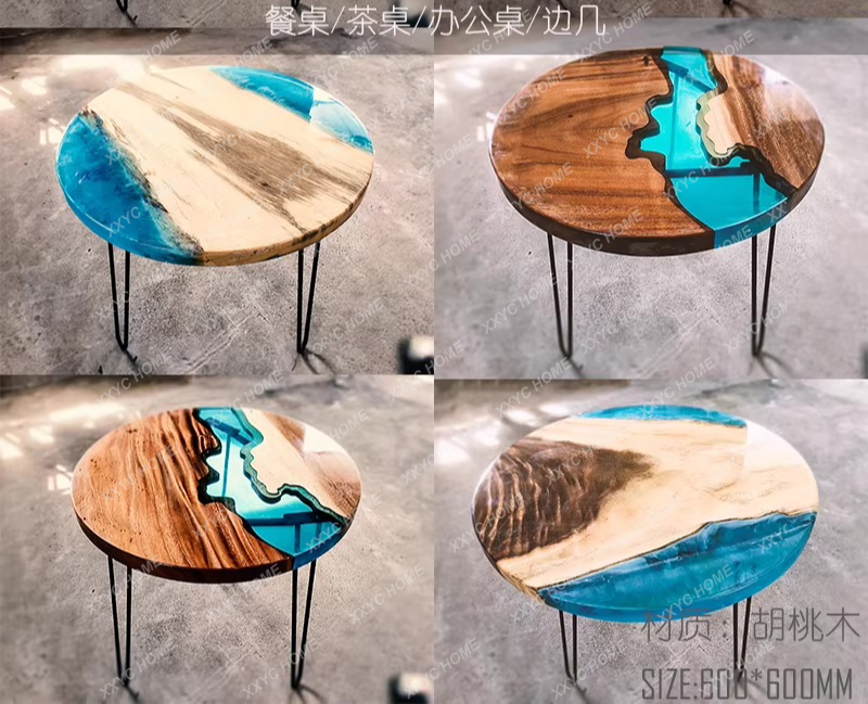 Creative art dining table epox - đánh giá và giá Resin Art With Wood