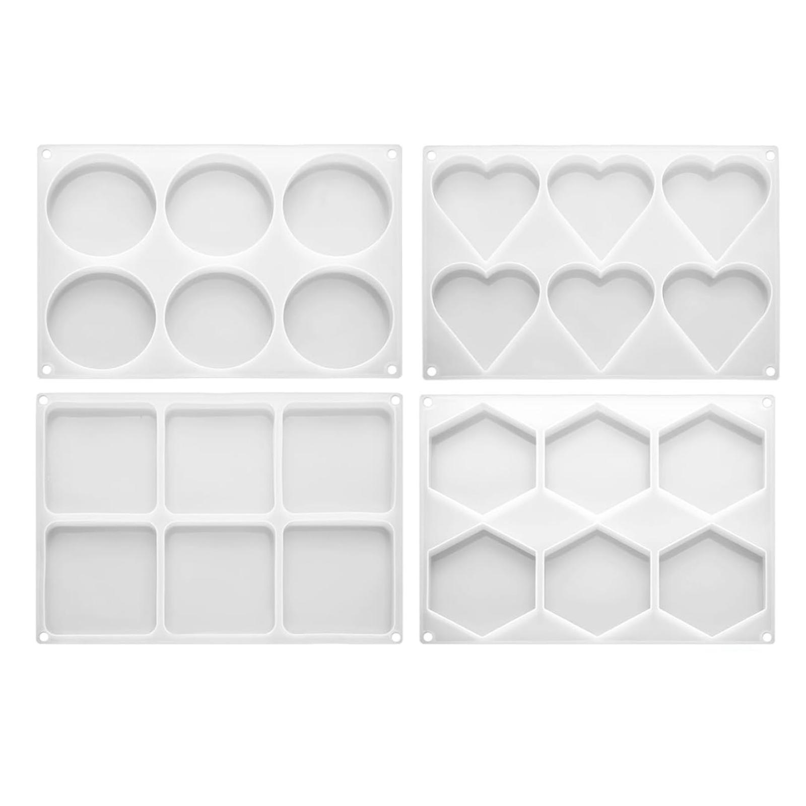 4Pcs Deep Resin Coaster Molds  - đánh giá và giá Coaster Mold Square