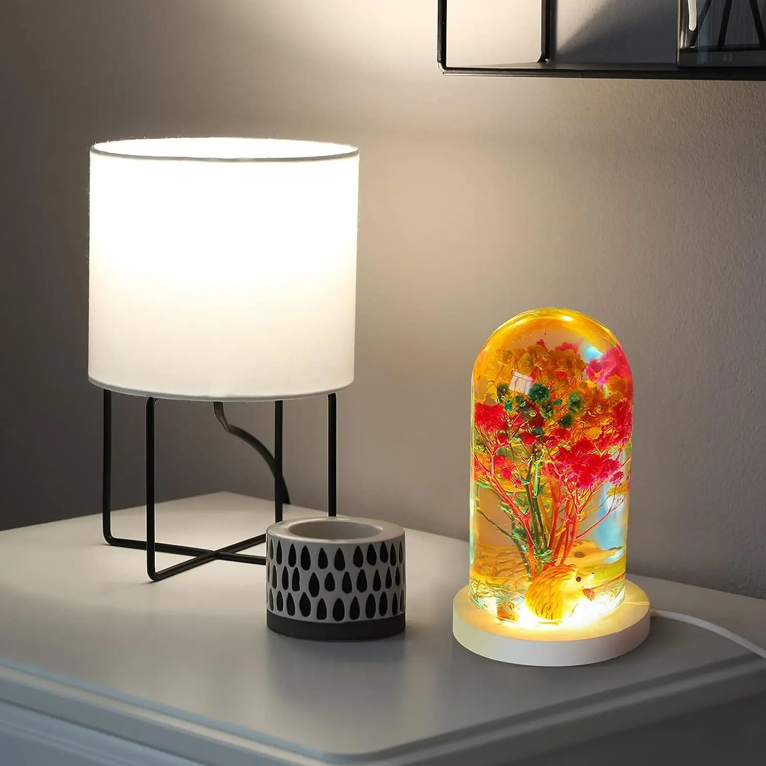 DIY Crystal Epoxy Resin Mold L - đánh giá và giá Resin Art Light