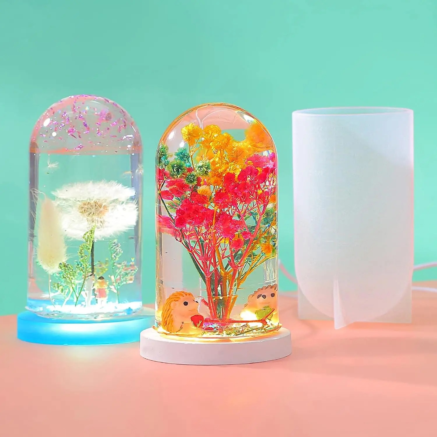 DIY Crystal Epoxy Resin Mold L - đánh giá và giá Resin Art Light