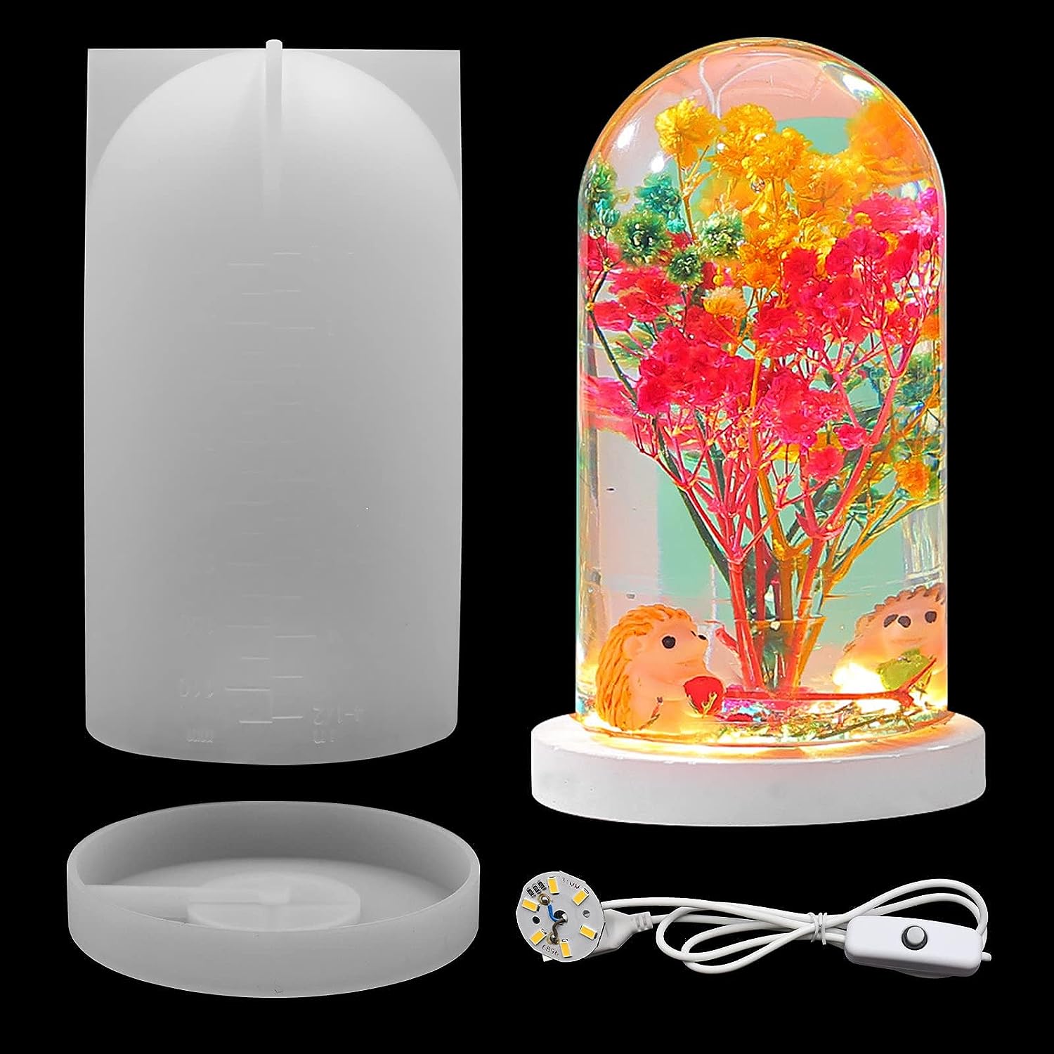DIY Crystal Epoxy Resin Mold L - đánh giá và giá Resin Art Light