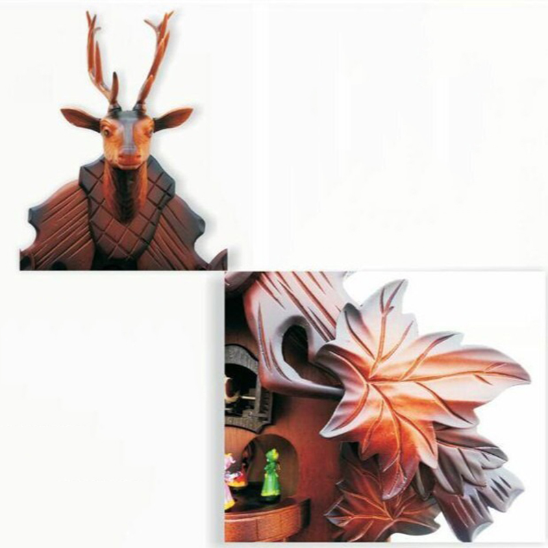 Cuckoo Wall Clock Solid Wood C - đánh giá và giá Resin Art Wall Clock