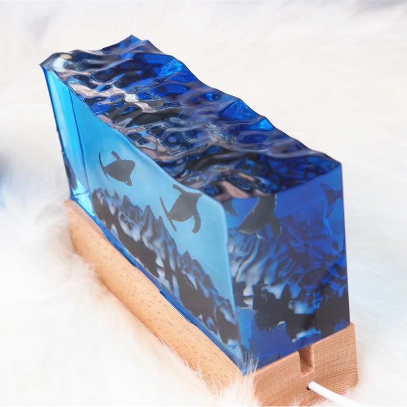 DIY Resin Craft Light Underwat - đánh giá và giá Resin Art Light