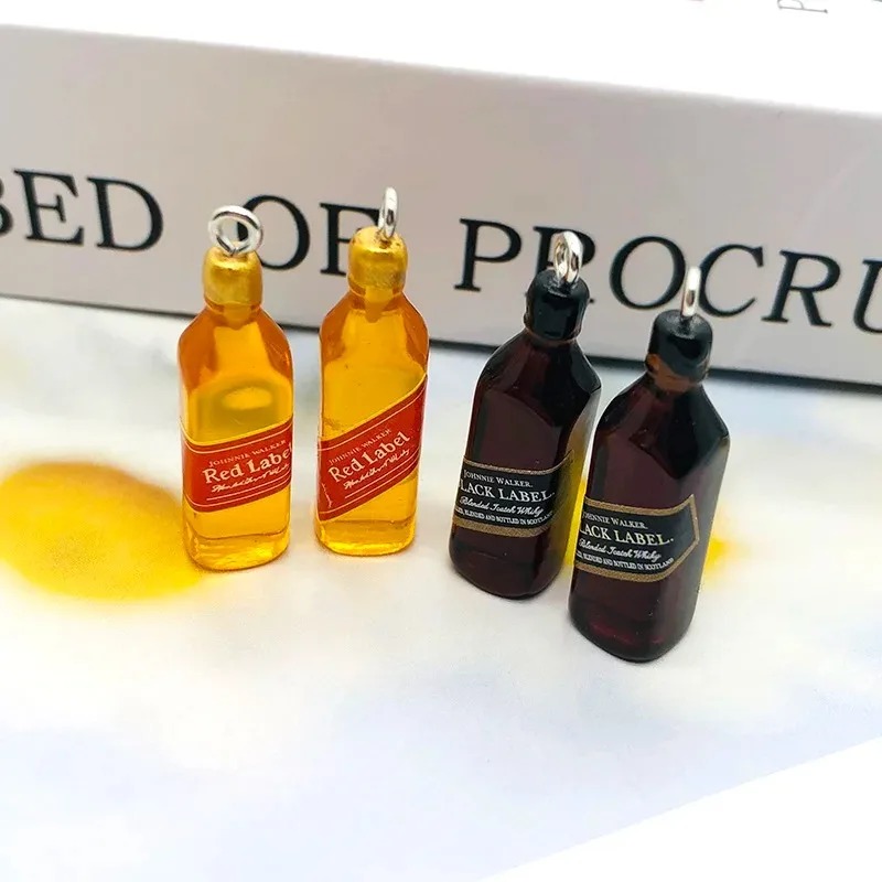 10Pcs Tiny Wine Bar Bottle Res - đánh giá và giá Resin Art Jewelry Kit