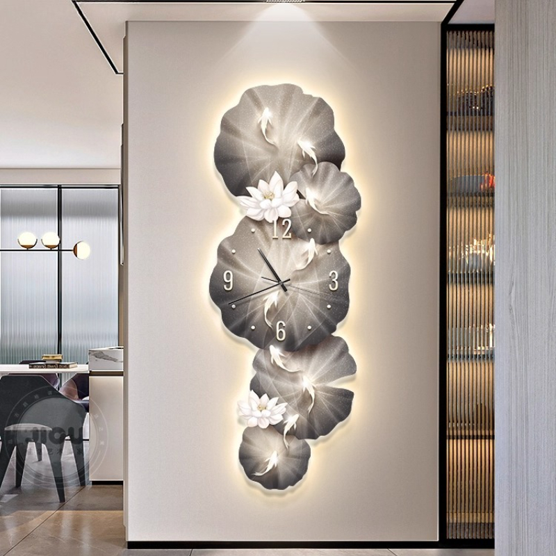 Led Art Mural Wall Clock High  - đánh giá và giá Resin Art Wall Clock