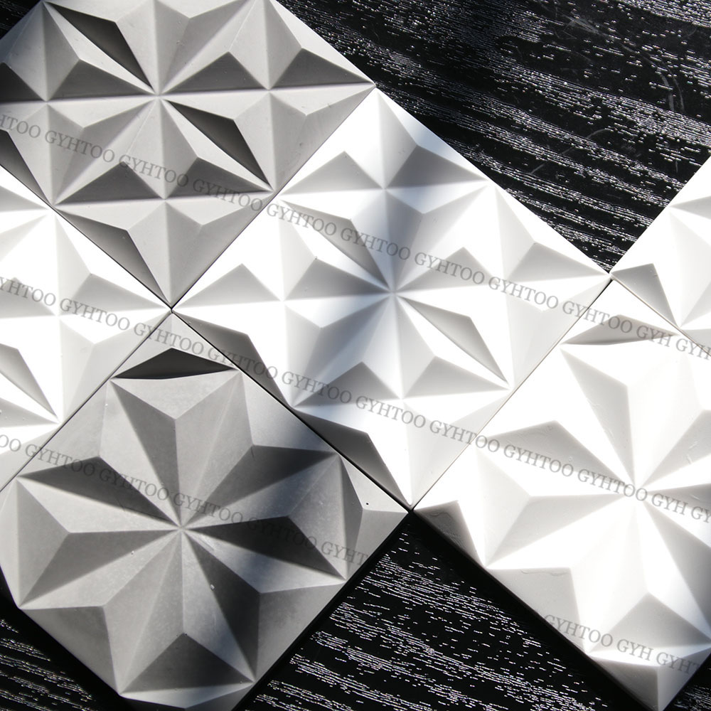 8.4cm Plaster Square Wall Tile - đánh giá và giá Coaster Mold Square