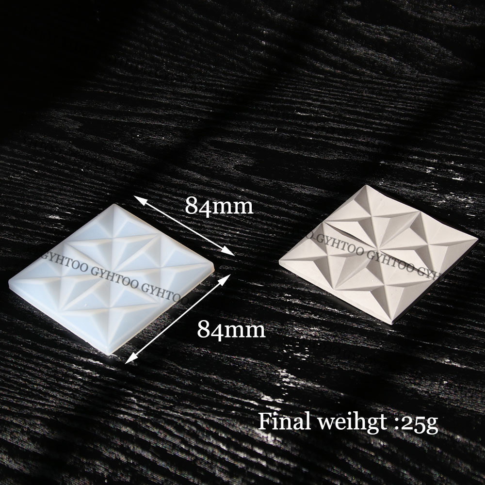 8.4cm Plaster Square Wall Tile - đánh giá và giá Coaster Mold Square