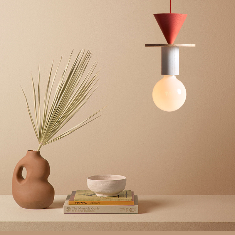 JUNIT Dia Pendant Lamp Modern  - đánh giá và giá Resin Art With Wood