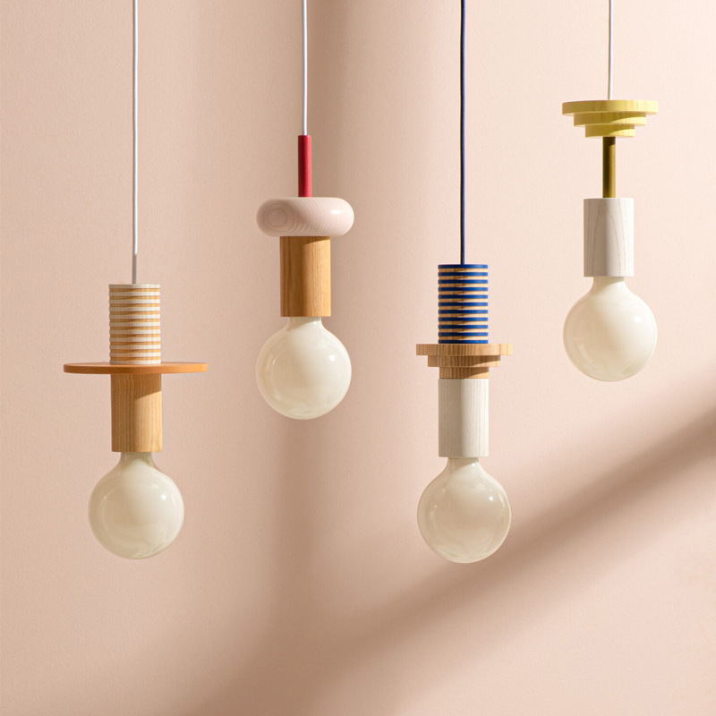 JUNIT Dia Pendant Lamp Modern  - đánh giá và giá Resin Art With Wood
