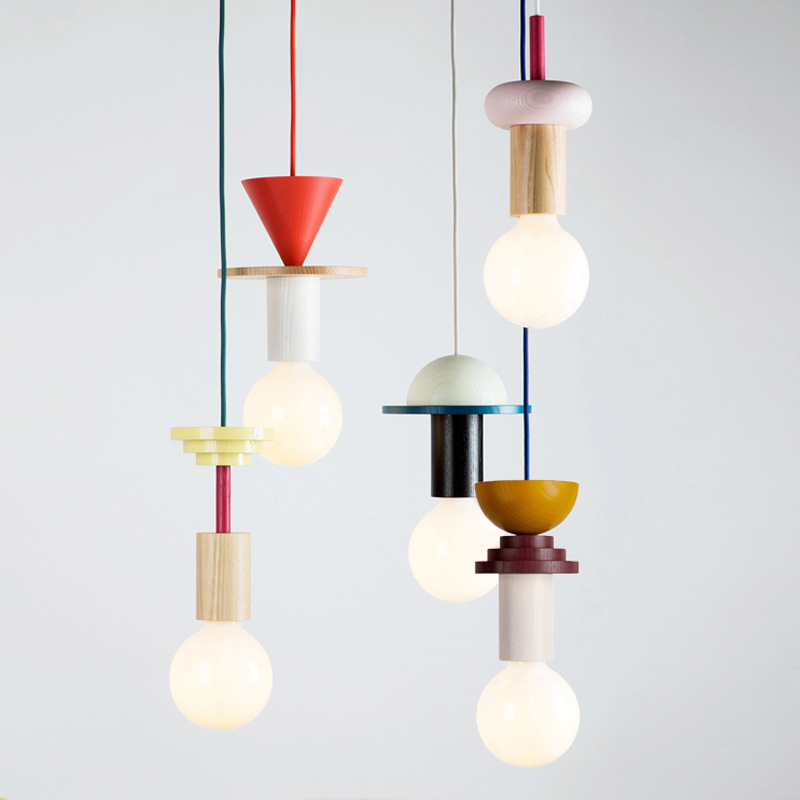 JUNIT Dia Pendant Lamp Modern  - đánh giá và giá Resin Art With Wood