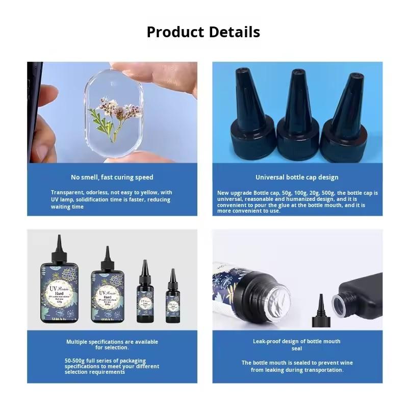 1/2Pcs Crystal Clear Hard UV R - đánh giá và giá Uv Resin Clear Hard