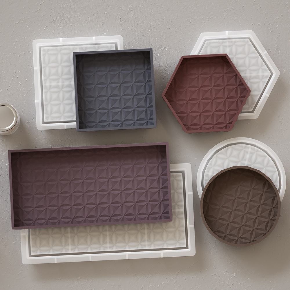 Storage Tray Silicone Mold DIY - đánh giá và giá Coaster Mold Square