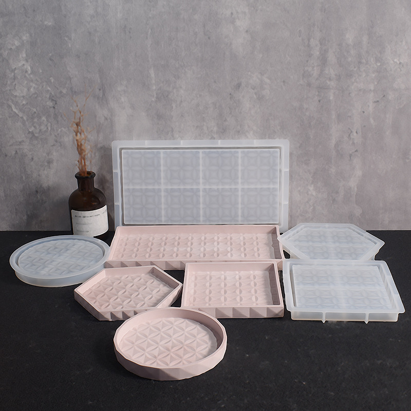 Storage Tray Silicone Mold DIY - đánh giá và giá Coaster Mold Square