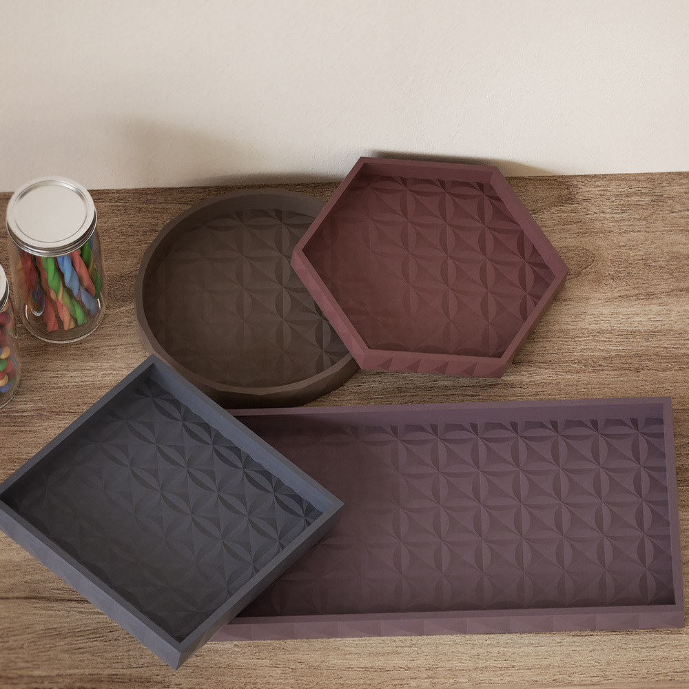 Storage Tray Silicone Mold DIY - đánh giá và giá Coaster Mold Square