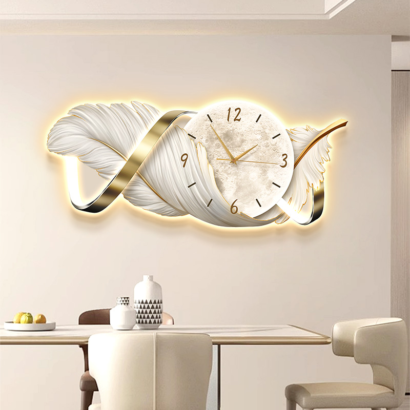 Big Size Metal Wall Art Clock  - đánh giá và giá Resin Art Wall Clock
