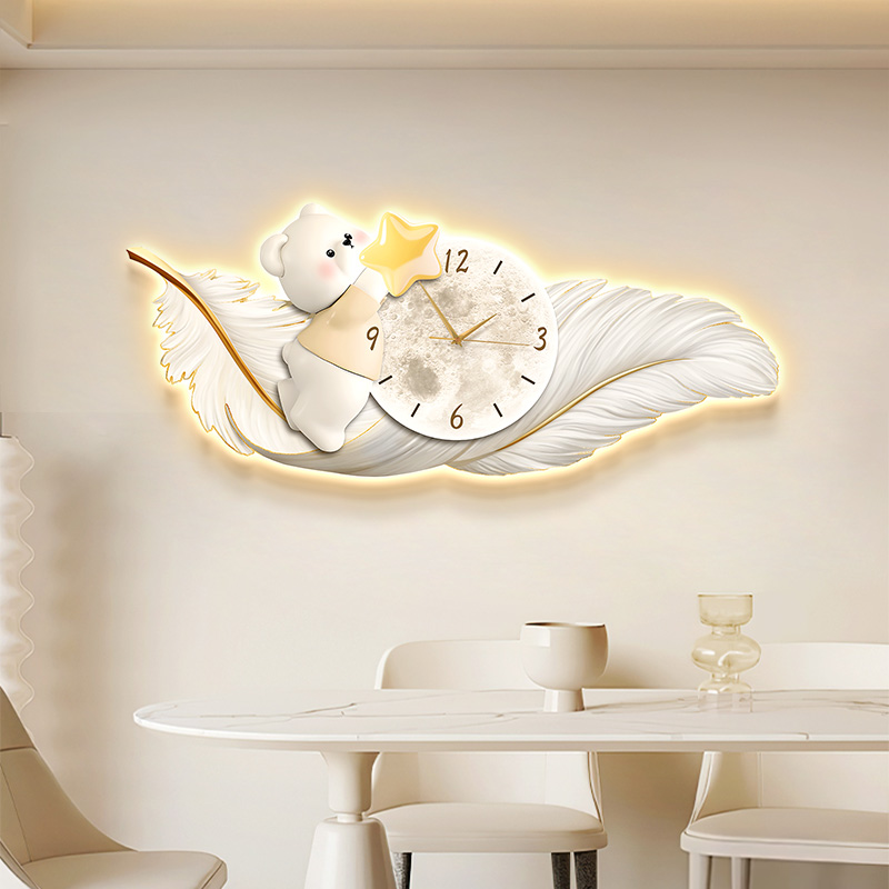 Big Size Metal Wall Art Clock  - đánh giá và giá Resin Art Wall Clock