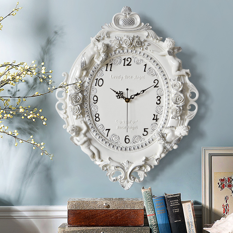 European Angel Wall Clock Livi - đánh giá và giá Resin Art Wall Clock