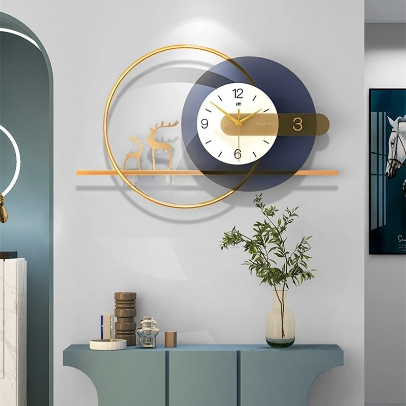 Modern Metal Wall Clocks Livin - đánh giá và giá Resin Art Wall Clock