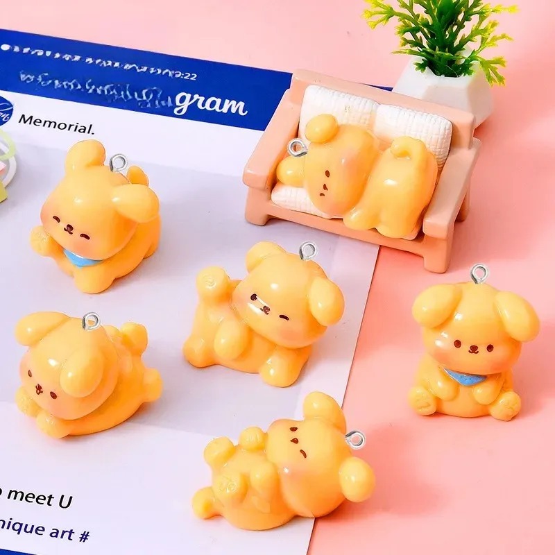 10Pcs Cute Cartoon Dog Acrylic - đánh giá và giá Resin Art Jewelry Kit