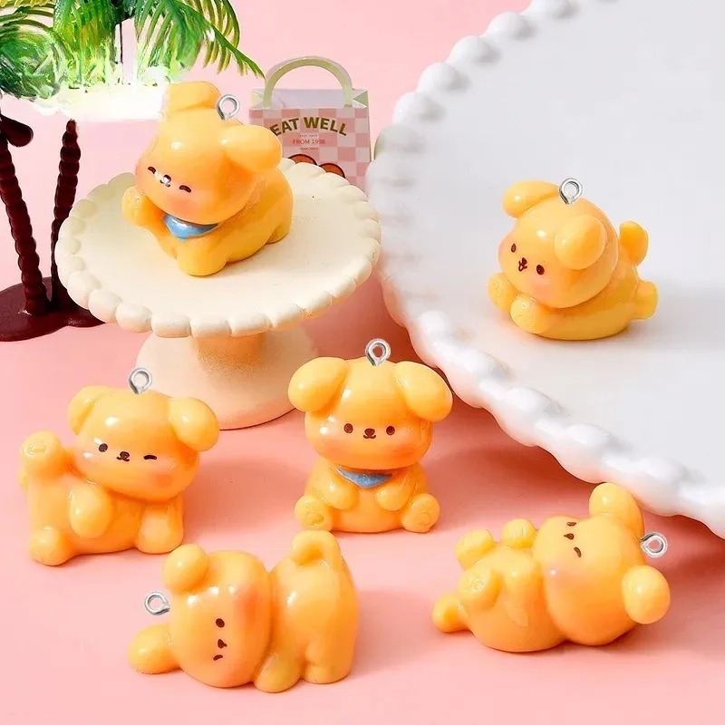 10Pcs Cute Cartoon Dog Acrylic - đánh giá và giá Resin Art Jewelry Kit